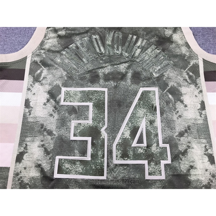 Camiseta Milwaukee Bucks Giannis Antetokounmpo #34 Select Series 2023 Marron
